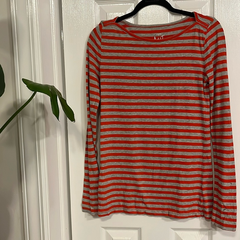 J Crew long sleeve striped shirt